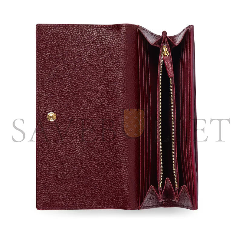Gvc*1 bi-color gg marmont continental wallet 456116 (19*10*3.5cm)
